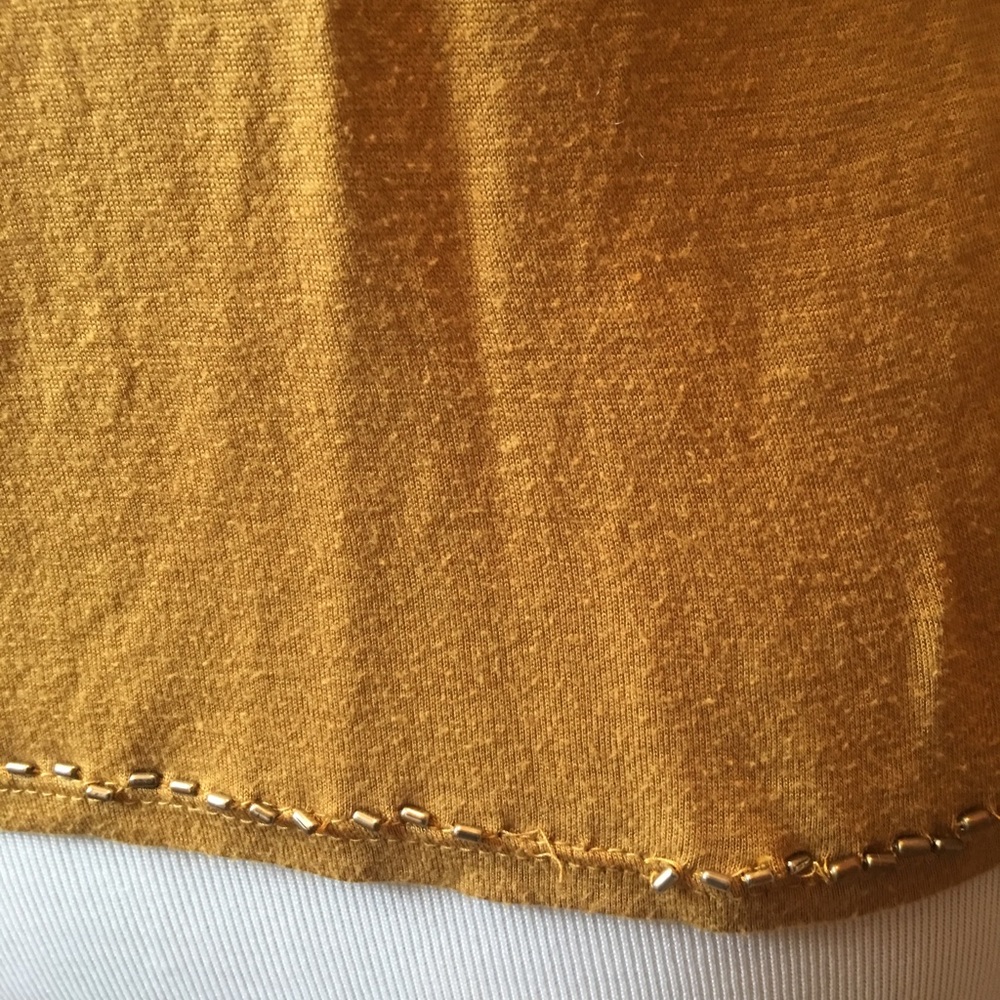 Free People beaded bell sleeve top - Picture 7 of 8